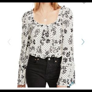 Free People one on one date bodysuit Sz L